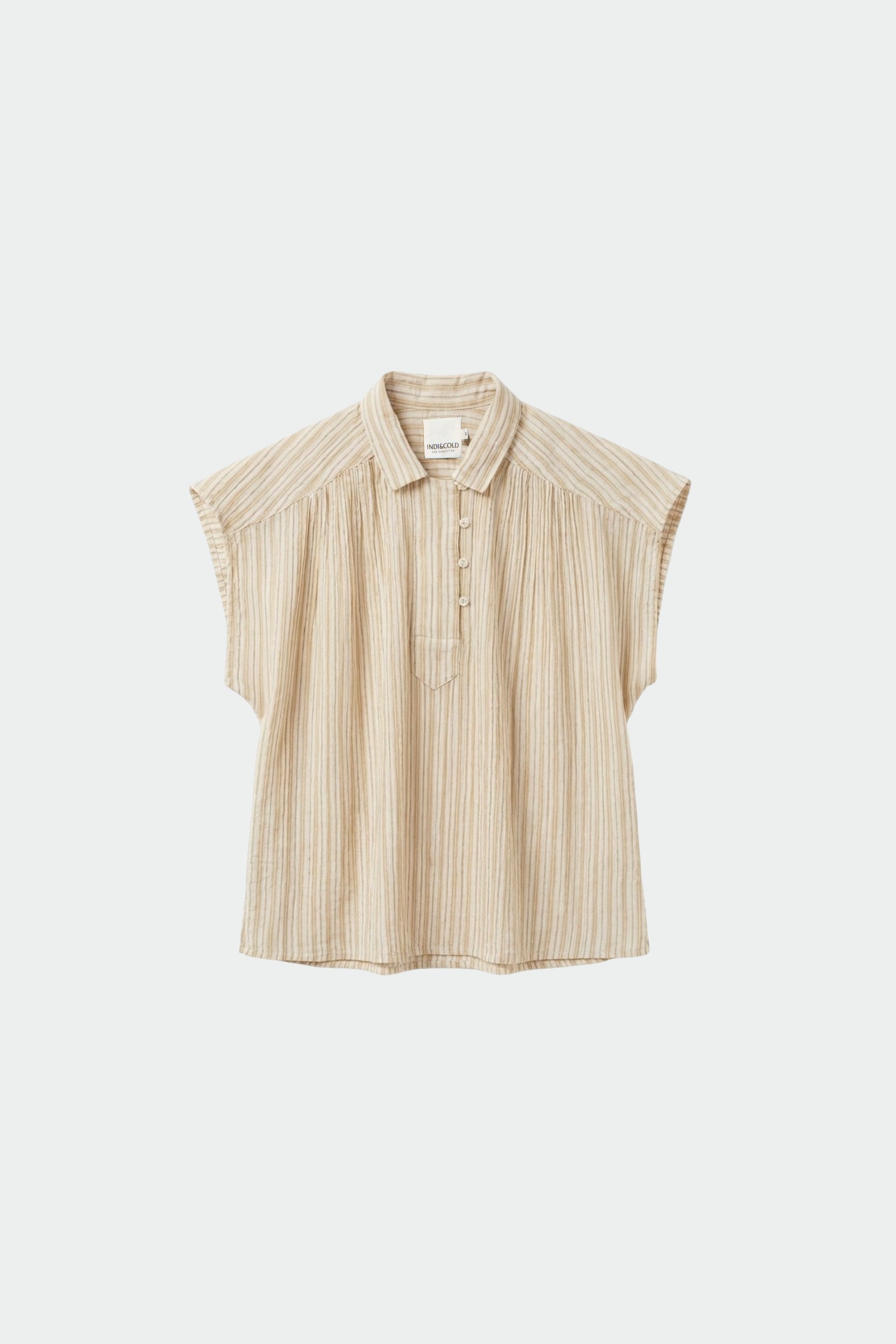 BLOUSE RAYURES DOUBLE GAZE