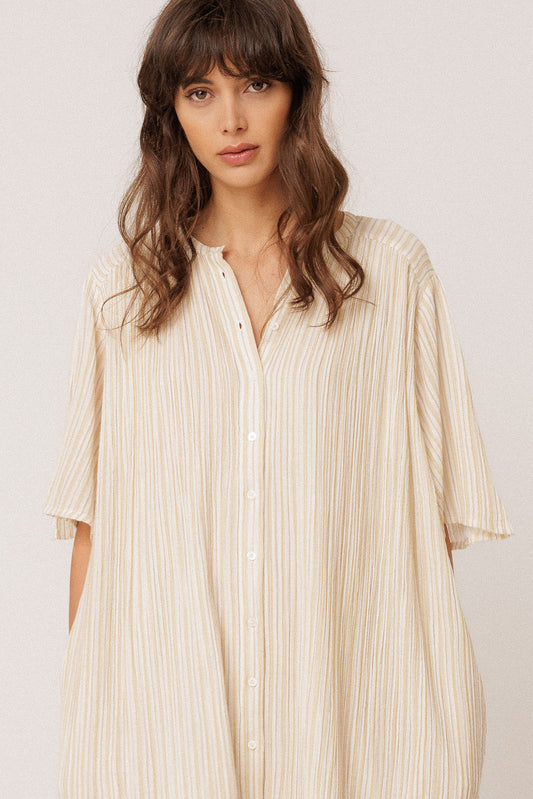 ROBE RAYURES DOUBLE GAZE 2