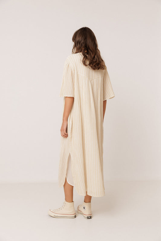 ROBE RAYURES DOUBLE GAZE 5