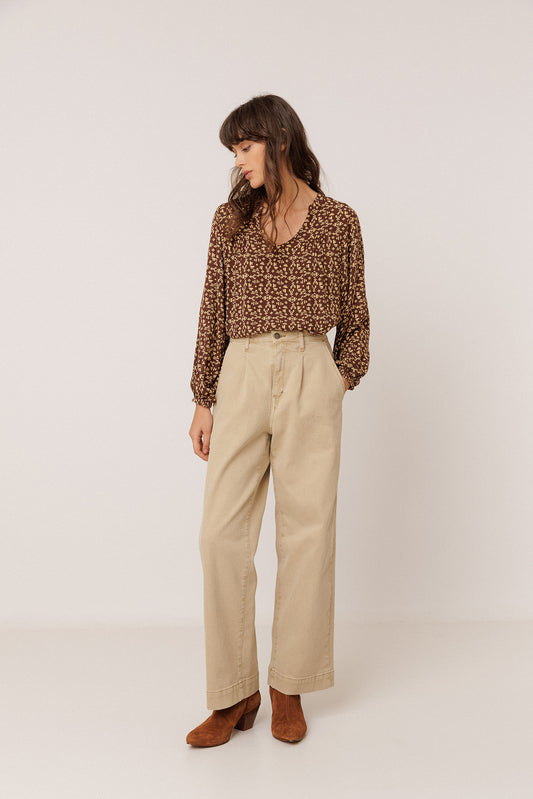 ETHNIC-PRINT BLOUSE 2