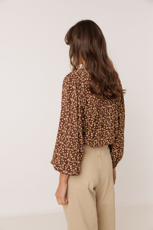 ETHNIC-PRINT BLOUSE 4