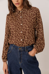 ETHNIC-PRINT SHIRT