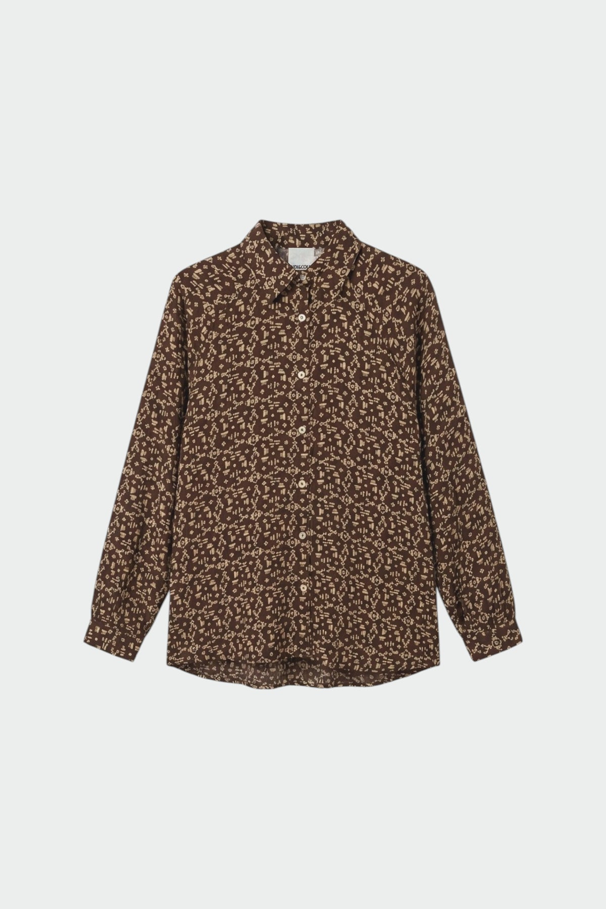 ETHNIC-PRINT SHIRT