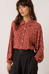 ETHNIC-PRINT SHIRT