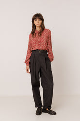 ETHNIC-PRINT SHIRT