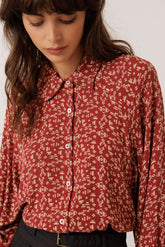 ETHNIC-PRINT SHIRT