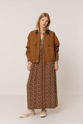 ETHNIC-PRINT DRESS