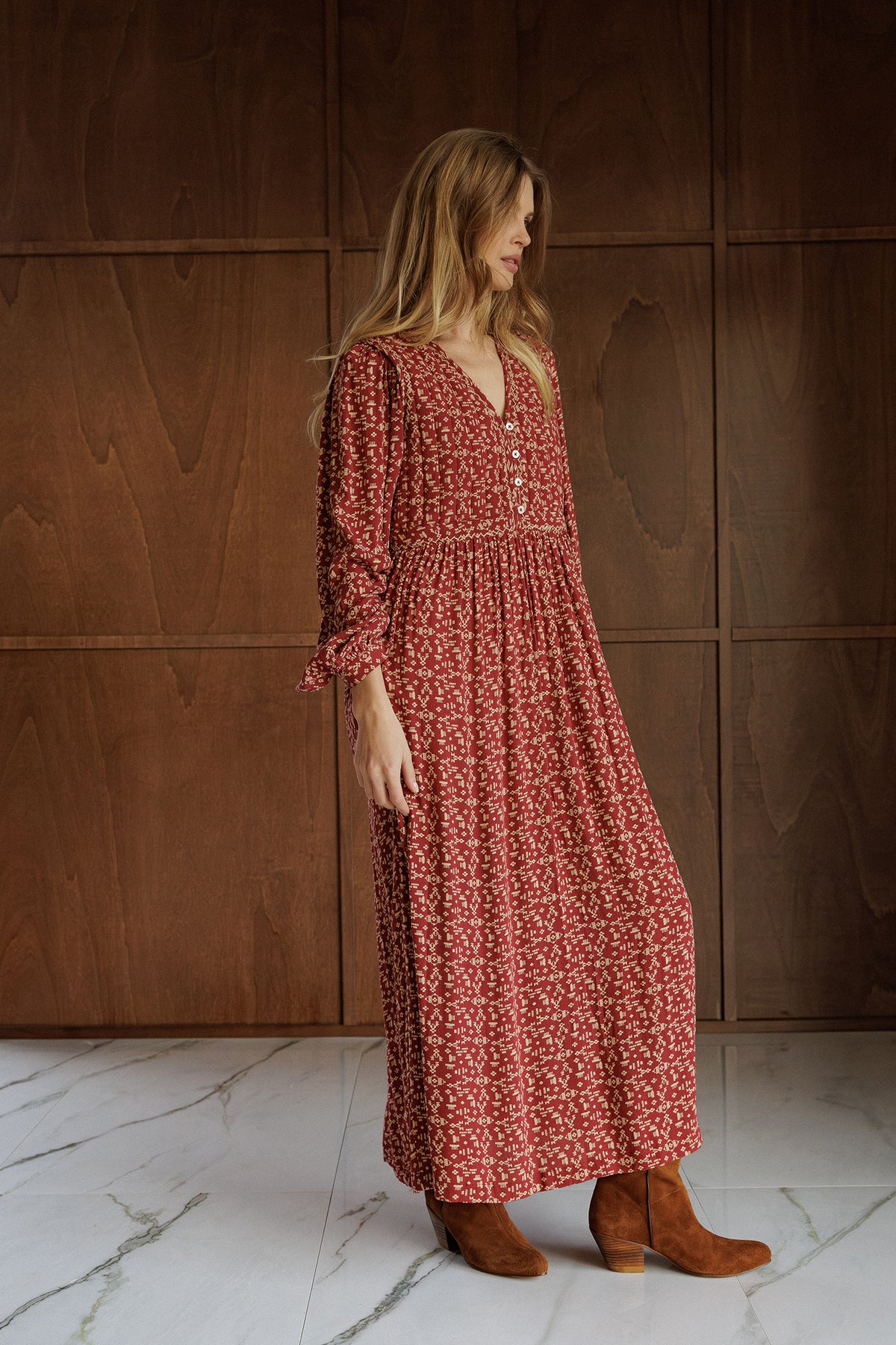 ROBE IMPRIMÉ ETHNIQUE