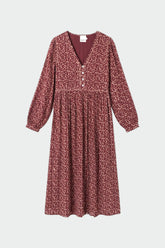 ETHNIC-PRINT DRESS