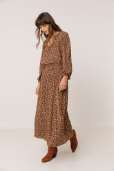 ETHNIC-PRINT SKIRT
