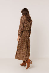 ETHNIC-PRINT SKIRT