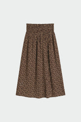 ETHNIC-PRINT SKIRT