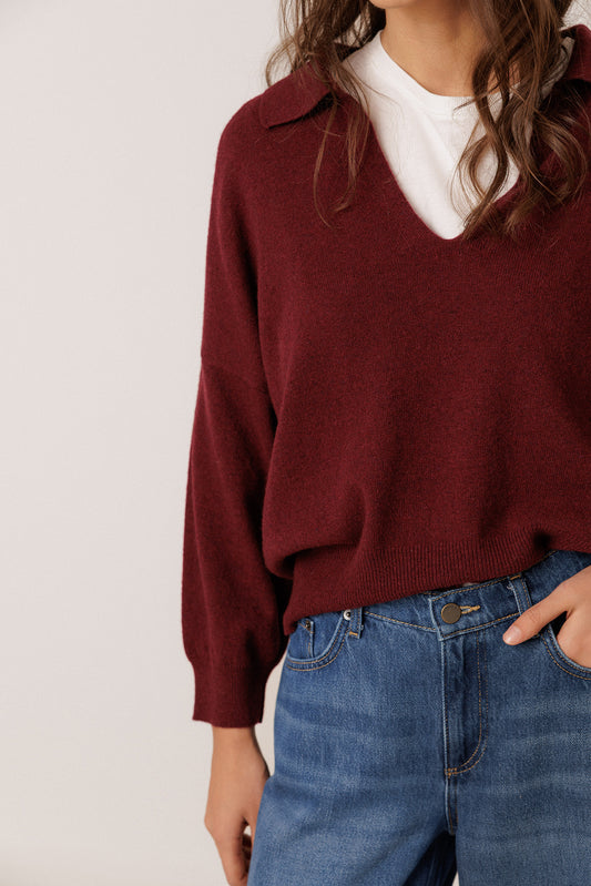 PULL POLO AVEC CACHEMIRE 5