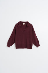 POLO SWEATER WITH CASHMERE