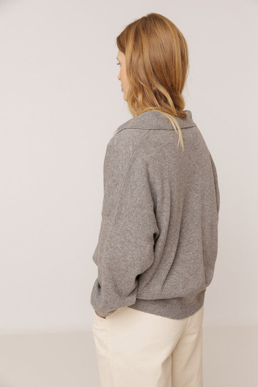 PULL POLO AVEC CACHEMIRE 5