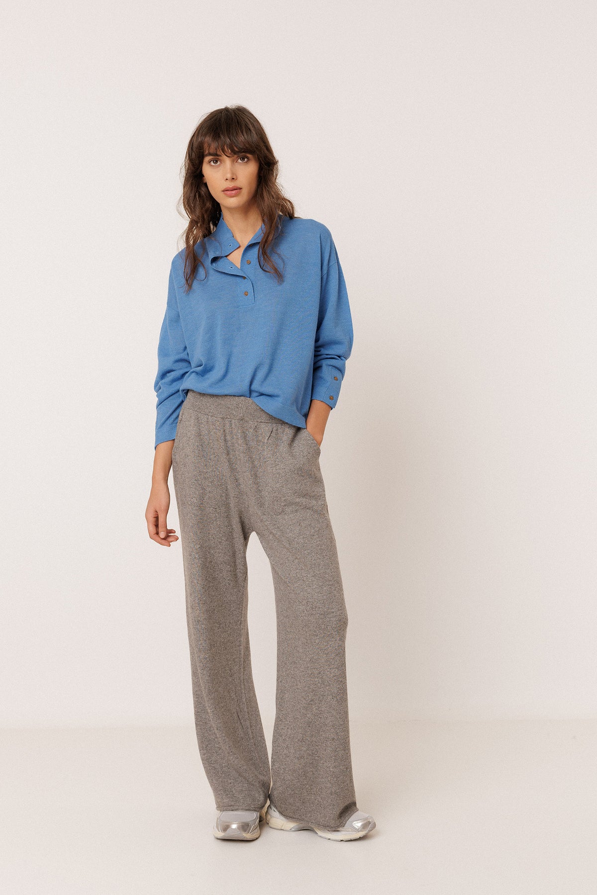 CROP PANTS WITH CASHMERE