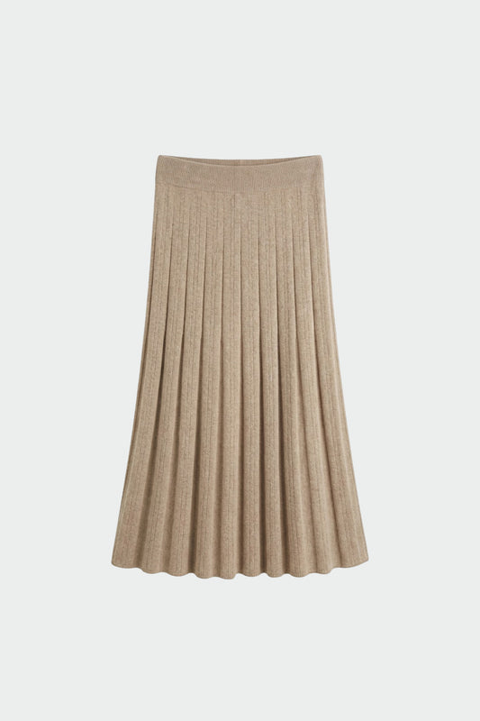FALDA MIDI CANALÉ CON CASHMERE 6