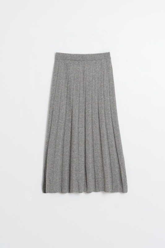 FALDA MIDI CANALÉ CON CASHMERE 6