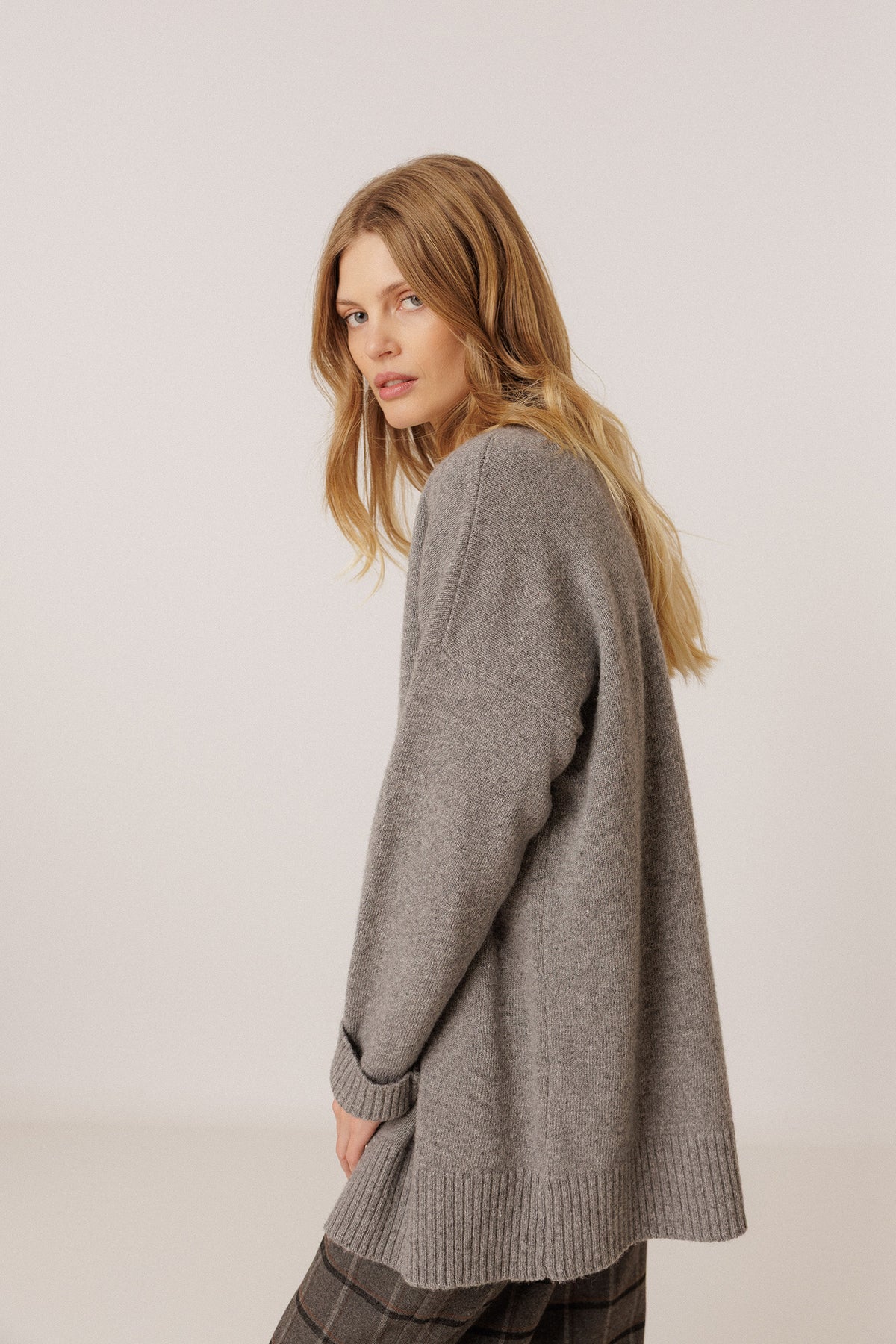 MAXI JACKET WITH CASHMERE