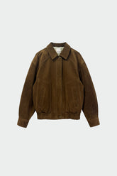 BLOUSON BOMBER EN CUIR