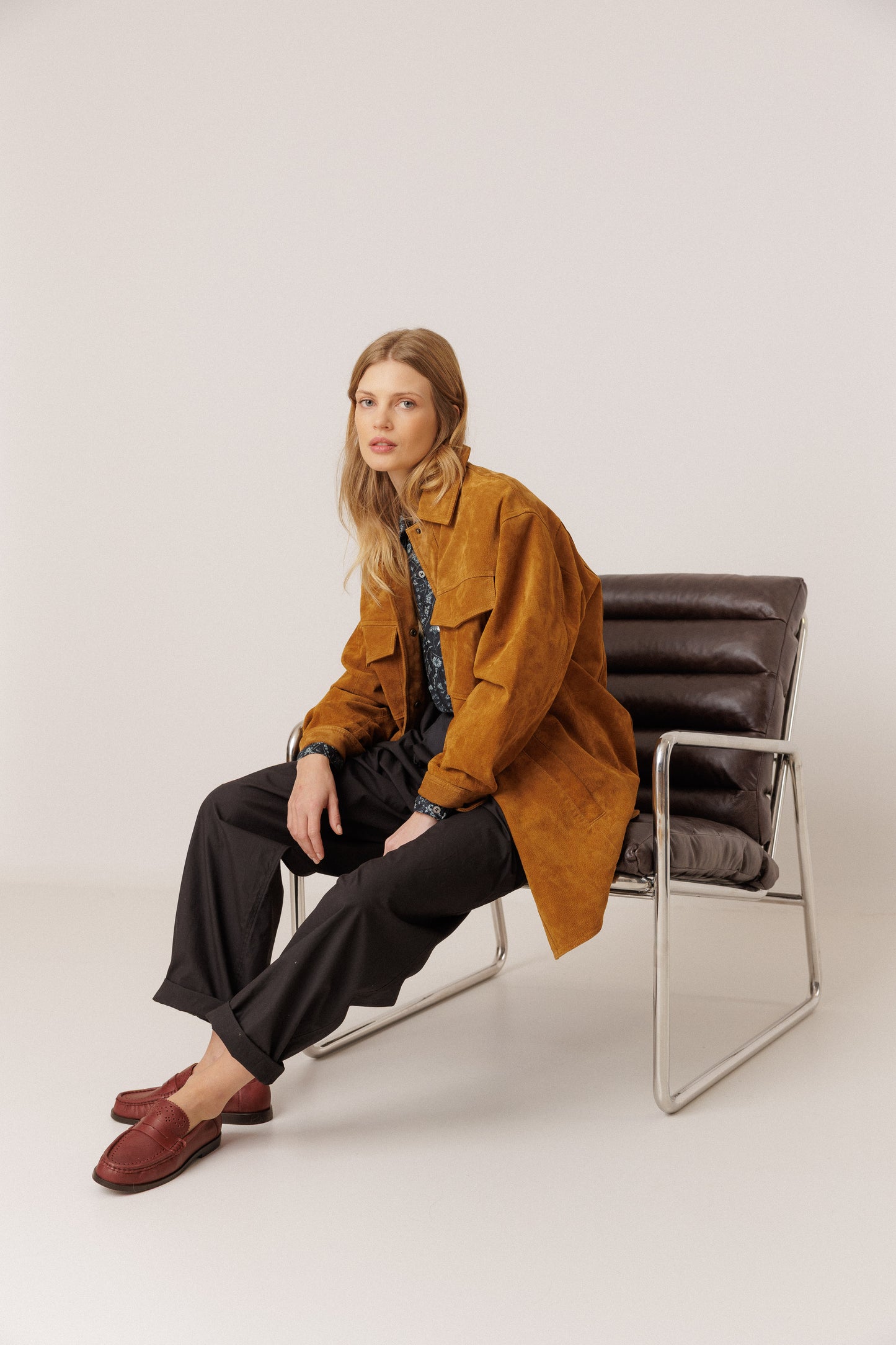 PARKA BOLSILLOS PIEL