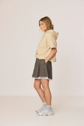 MINIFALDA LANA EFECTO DOBLE
