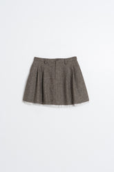 MINIFALDA LANA EFECTO DOBLE