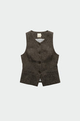 FITTED WOOL VEST