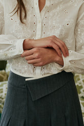 FALDA CRUZADA PLIEGUES