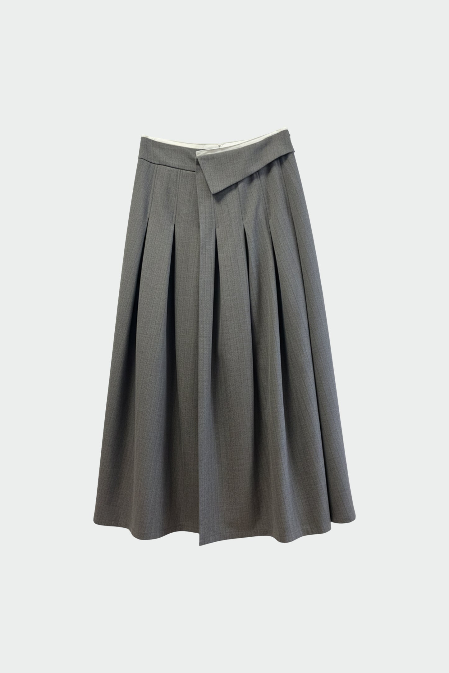FALDA CRUZADA PLIEGUES