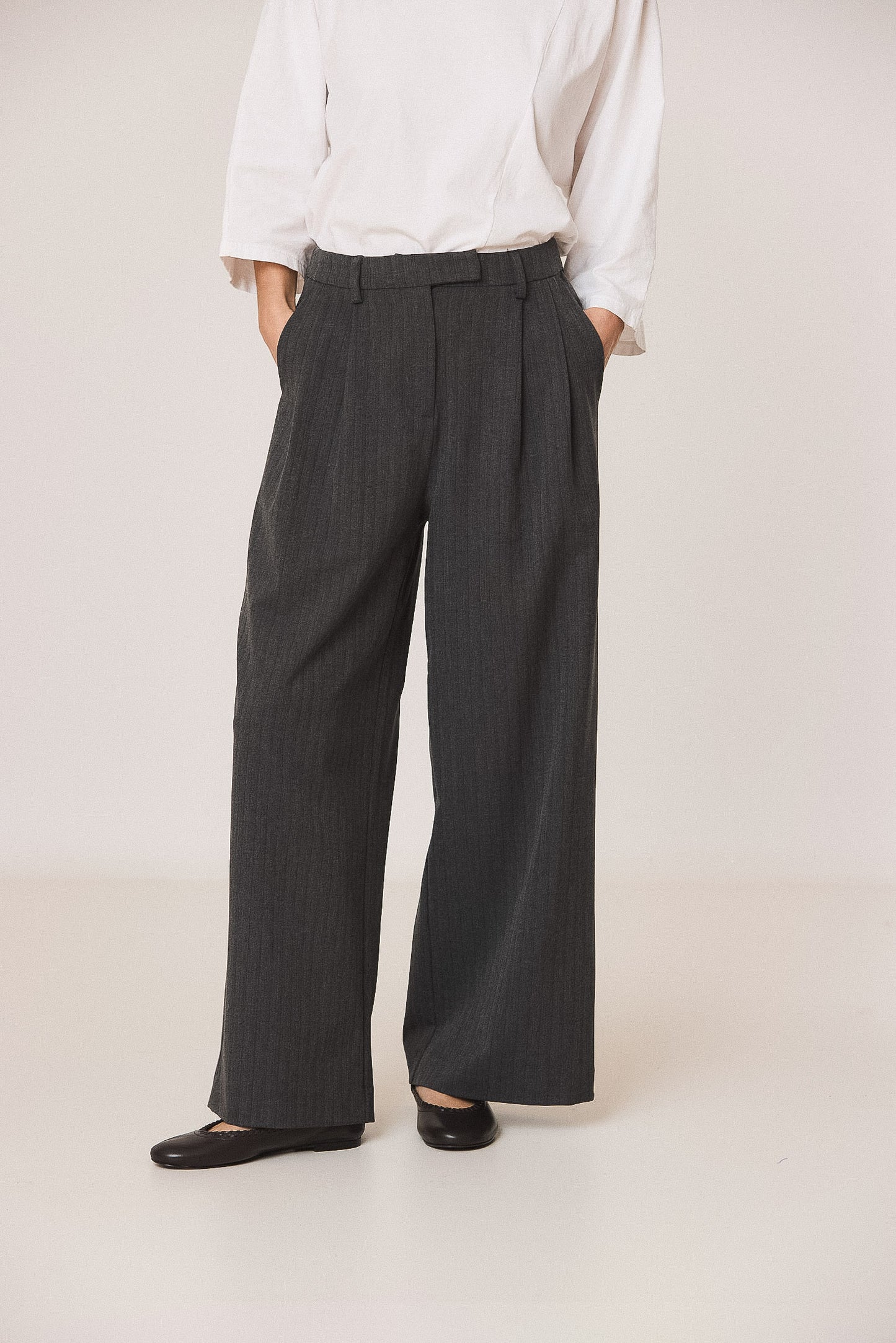 PANTALON DE COSTUME À PINCES