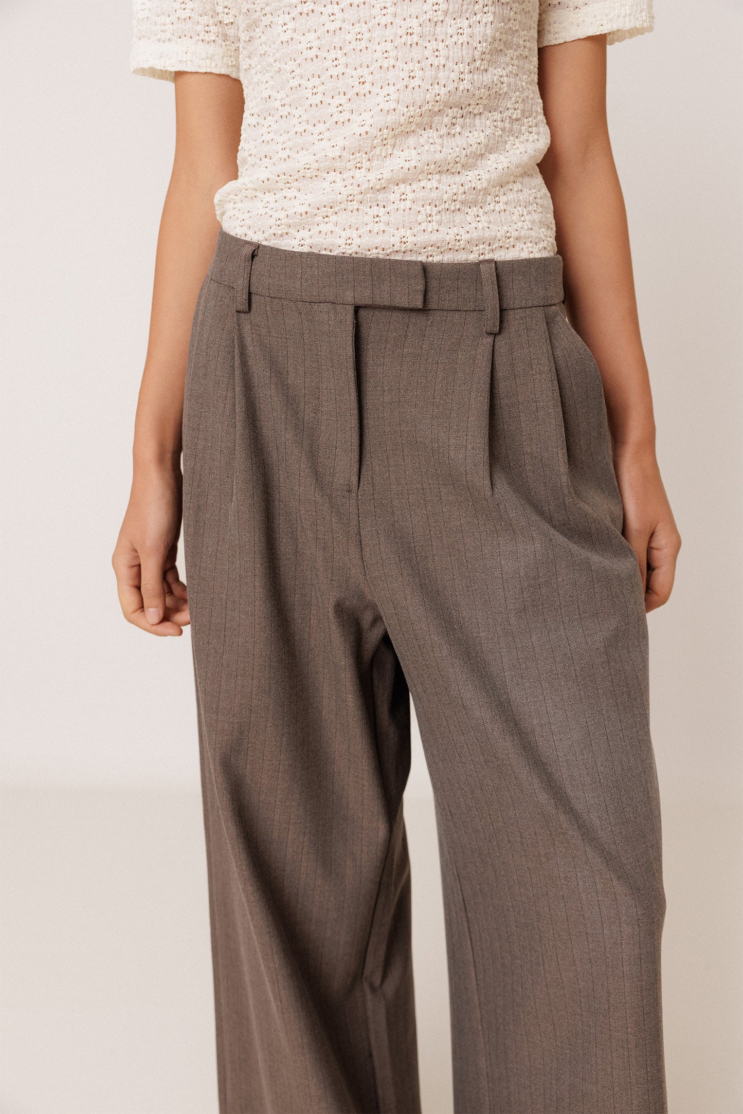 PANTALON DE COSTUME À PINCES