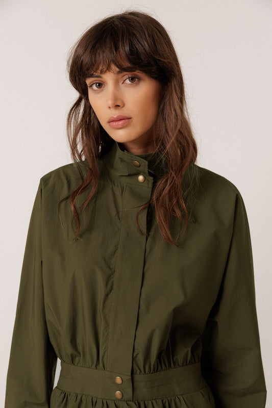 ROBE POPELINE COL MONTANT 2