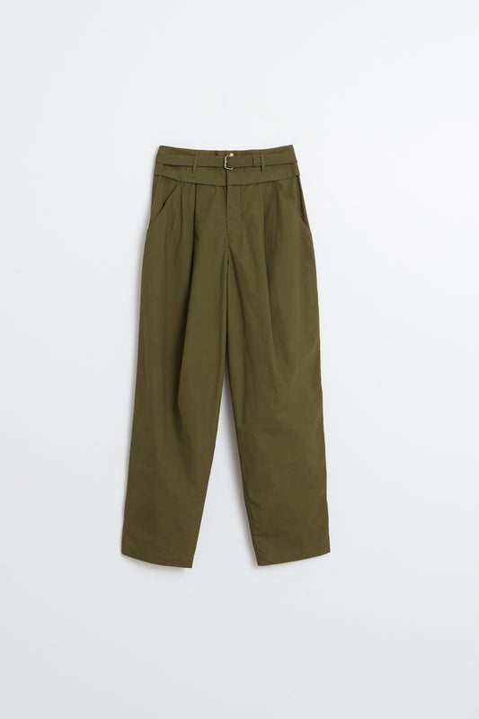 POPLIN CARROT PANTS 6