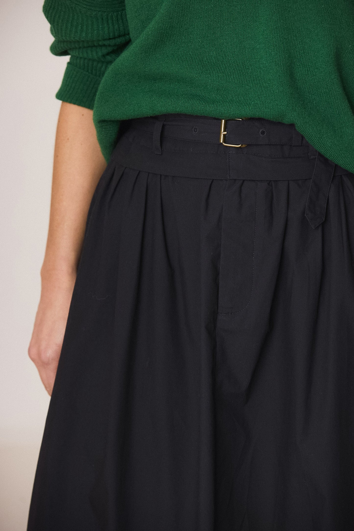 FALDA MIDI POPELÍN