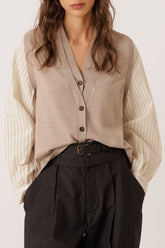 100% MERINO DOUBLE-EFFECT JACKET