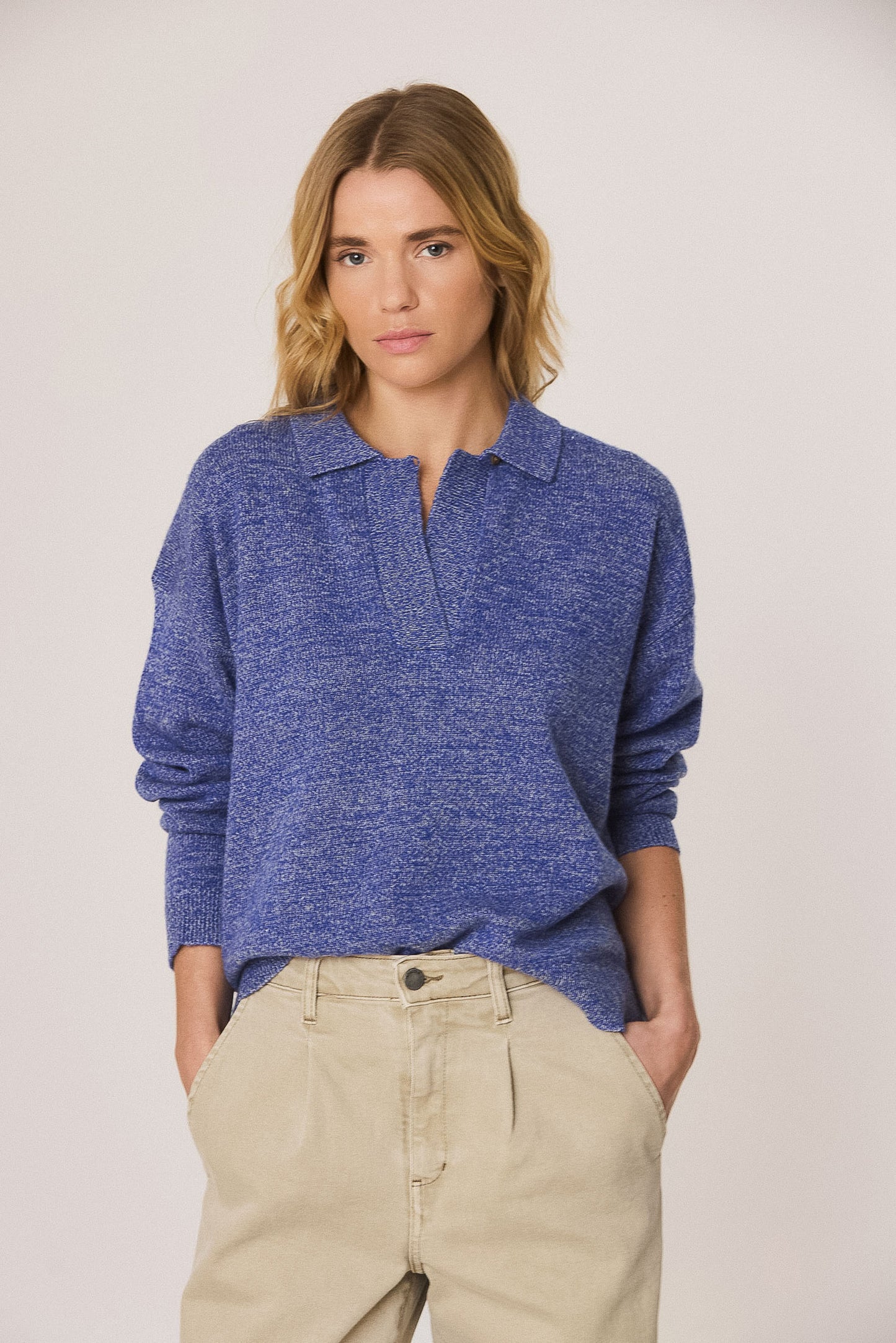 PULL POLO CHINÉ