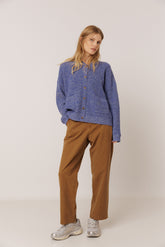 CARDIGAN CHINÉ BOUTONNÉ