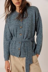 ADJUSTABLE-BELT NEPS JACKET