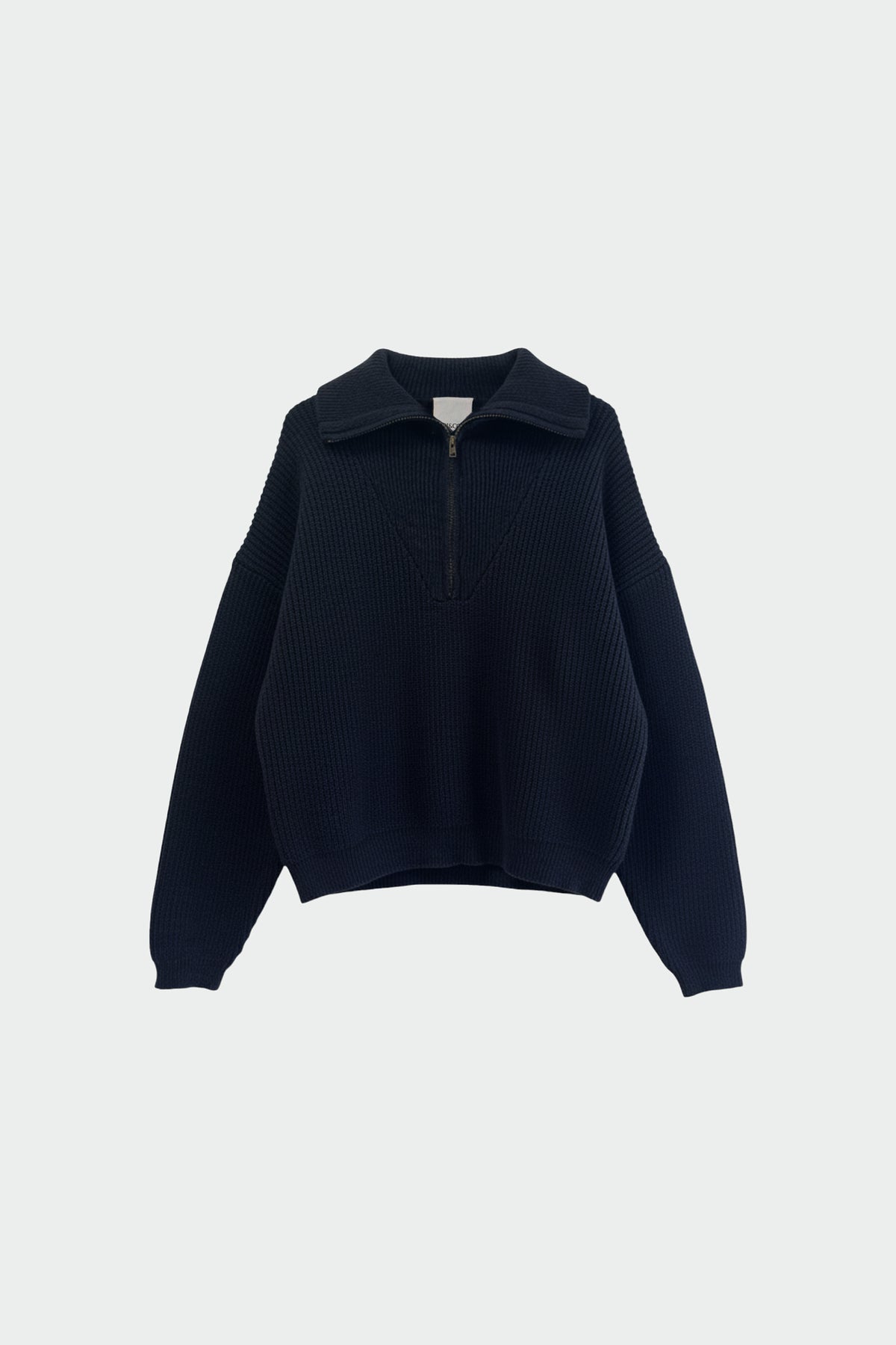 PULL ZIPPÉ AVEC MÉRINOS