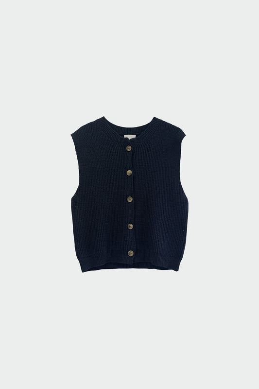 CHALECO PUNTO CANALÉ CON MERINO 5