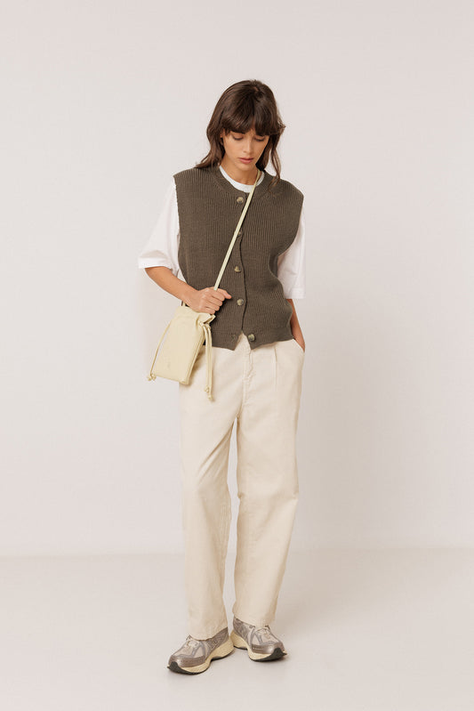 RIB-KNIT VEST WITH MERINO 2