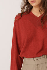 KNITTED SWEATER WITH ALPACA