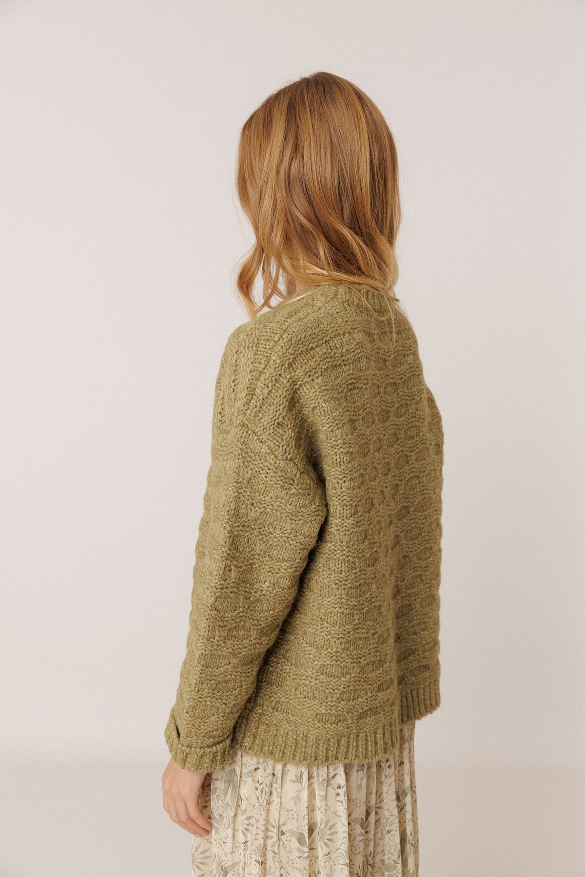 DECORATIVE-KNIT SWEATER
