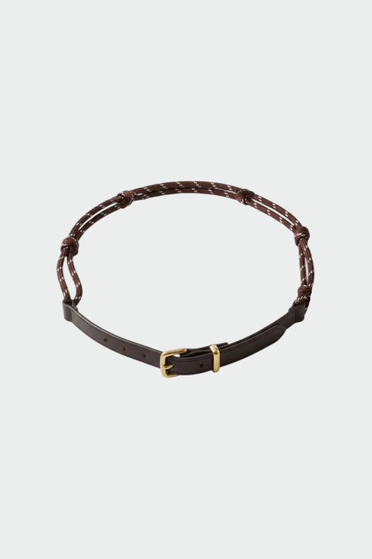 CEINTURE CORDON ET CUIR 3