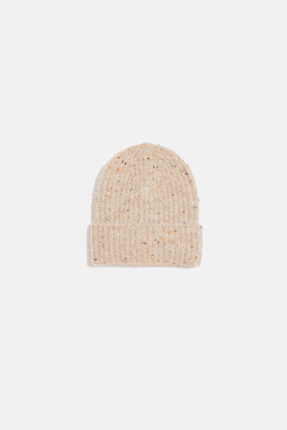 RIBBED TURN-UP BEANIE