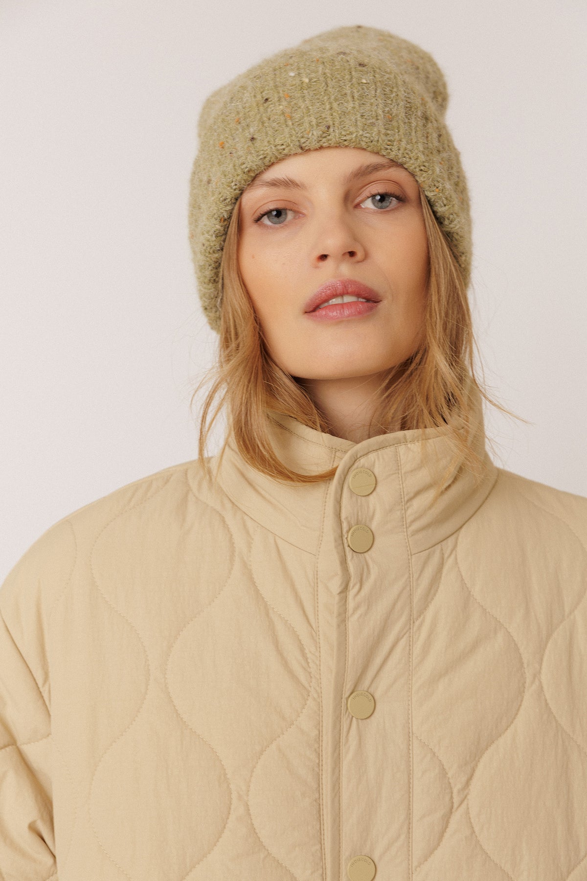 RIBBED TURN-UP BEANIE