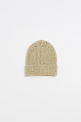 RIBBED TURN-UP BEANIE