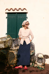 FINE-KNIT WRAP CARDIGAN