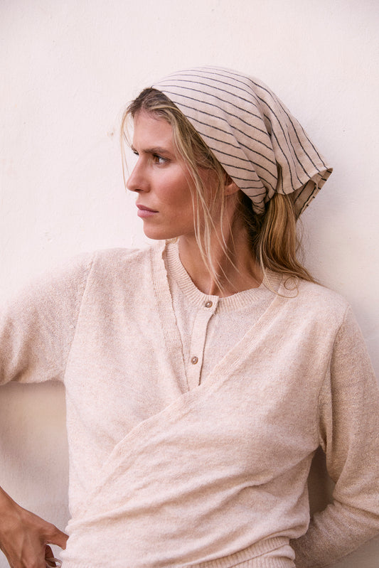 DOUBLE-LAYER WRAP CARDIGAN 5